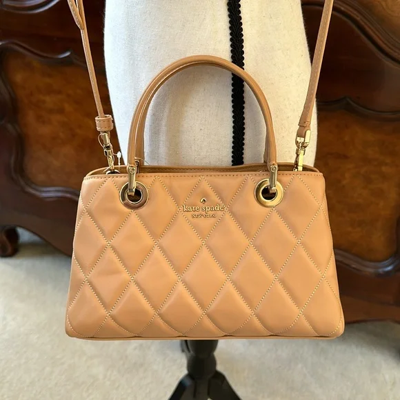 Kate Spade Small Quilted Satchel/Crossbody - Picture 5 of 15